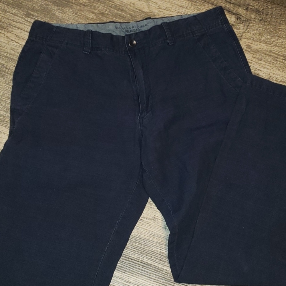 Navy Banana Republic Jean's Sz W32 L32 B23